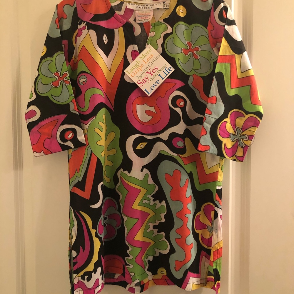 Girls Mod Print Gretchen Scott Tunic - Picture 5 of 8